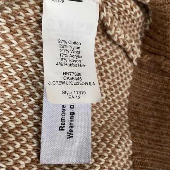 Madewell Wallace Whistler Fairisle Cotton Woll Crewneck Earthtone Sweater - Picture 7 of 10